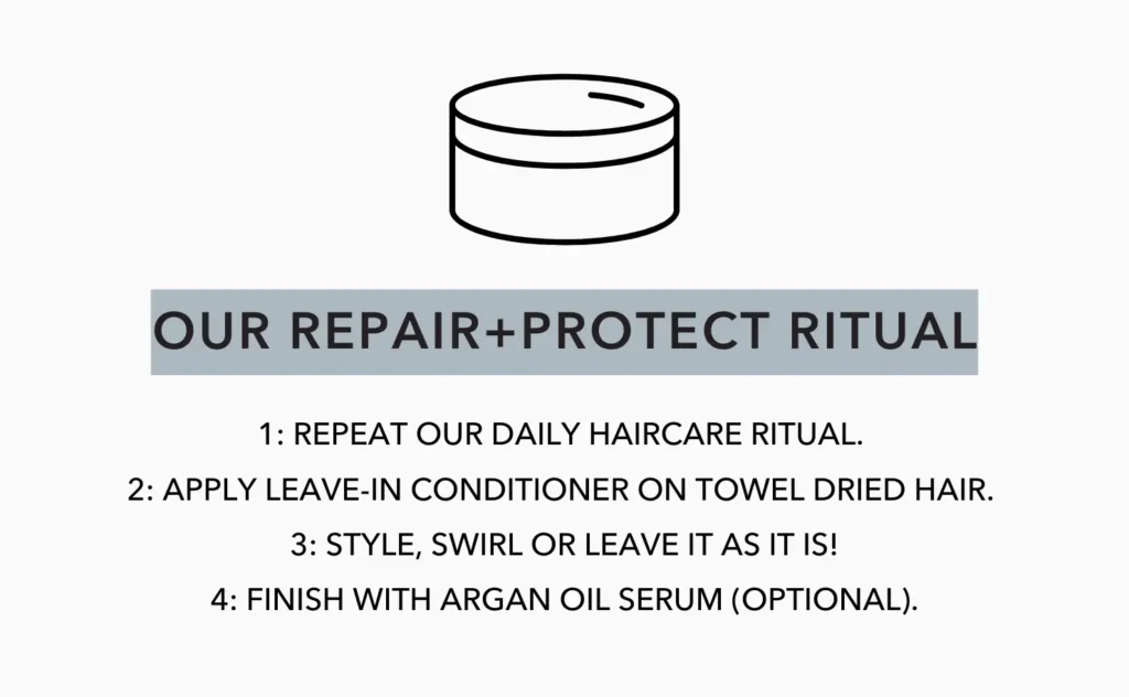 Hair Repair Ritual, Leave-In Conditioner, Argan Oil Serum, Hair Styling, Hair Care Routine