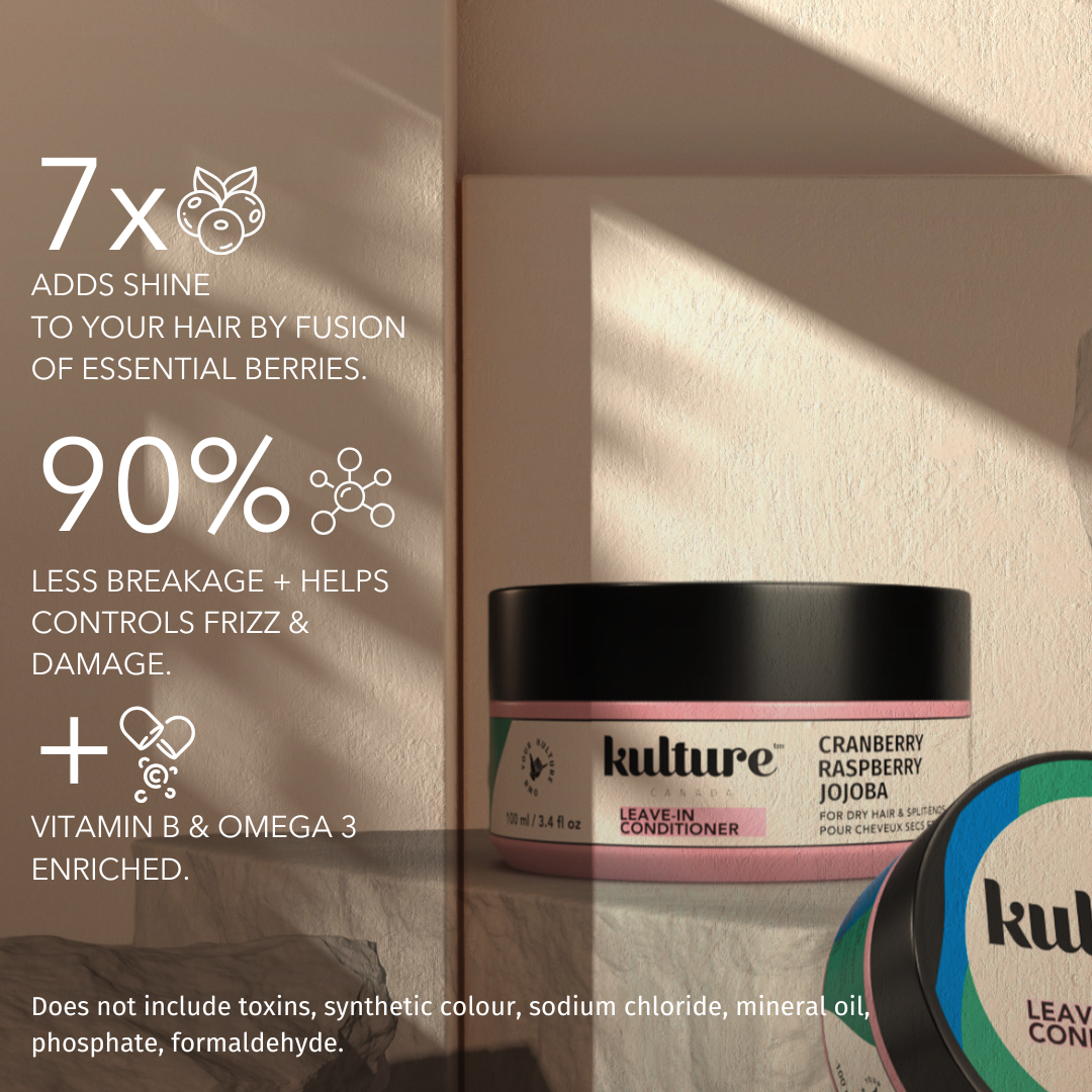 Kulture Canada Leave-in Conditioner with Cranberry, Raspberry, and Jojoba